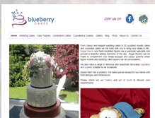 Tablet Screenshot of blueberrycakes.co.uk